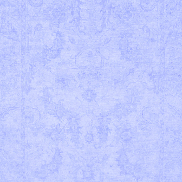 Machine Washable Oriental Blue Modern Rug, wshabs2653blu