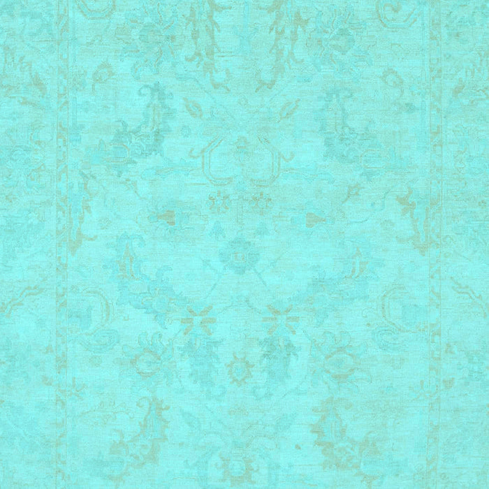 Oriental Light Blue Modern Rug, abs2653lblu