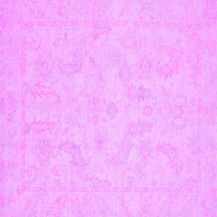 Square Oriental Purple Modern Rug, abs2653pur