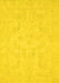 Machine Washable Oriental Yellow Modern Rug, wshabs2653yw