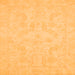 Square Oriental Orange Modern Rug, abs2653org