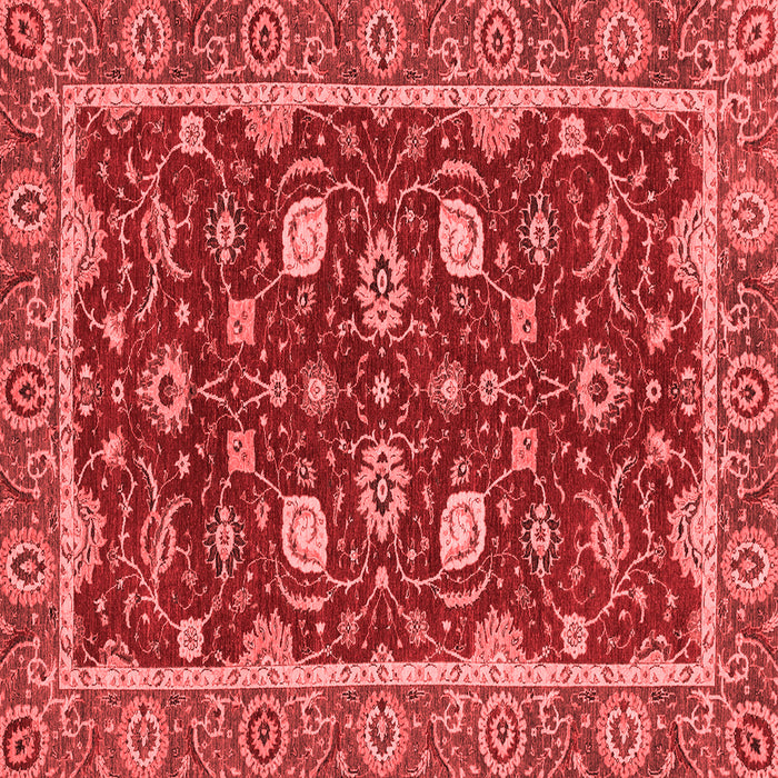 Machine Washable Oriental Red Modern Rug, wshabs2654red