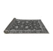 Sideview of Oriental Gray Modern Rug, abs2654gry