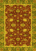 Oriental Yellow Modern Rug, abs2654yw