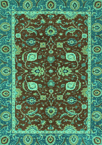 Oriental Turquoise Modern Rug, abs2654turq