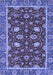 Machine Washable Oriental Blue Modern Rug, wshabs2654blu