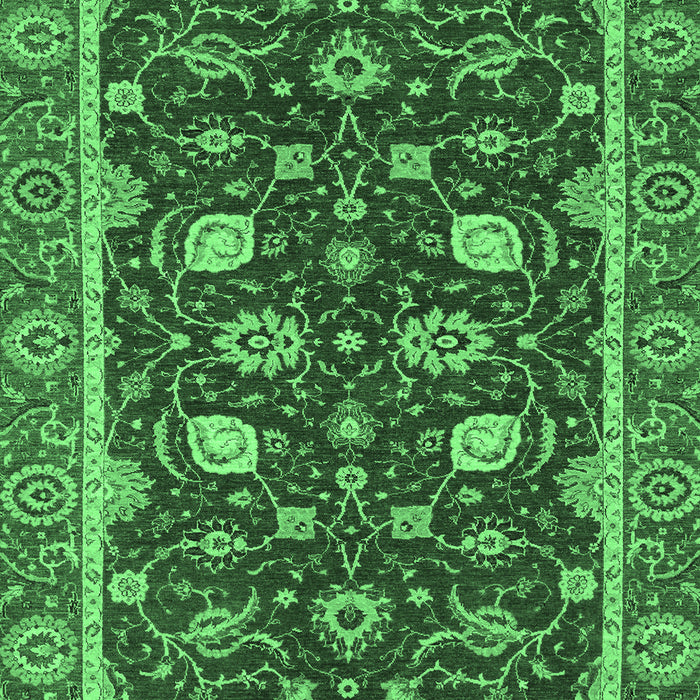 Oriental Emerald Green Modern Rug, abs2654emgrn