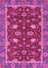 Machine Washable Oriental Pink Modern Rug, wshabs2654pnk