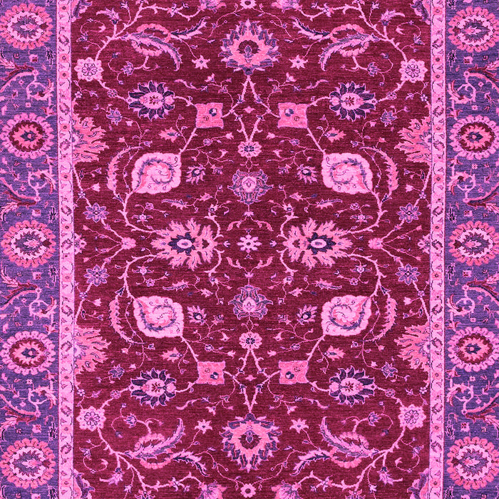 Machine Washable Oriental Pink Modern Rug, wshabs2654pnk