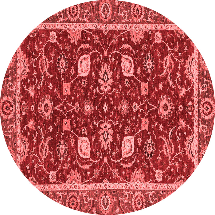 Machine Washable Oriental Red Modern Rug, wshabs2654red