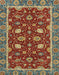 Abstract Copper Green Oriental Rug, abs2654