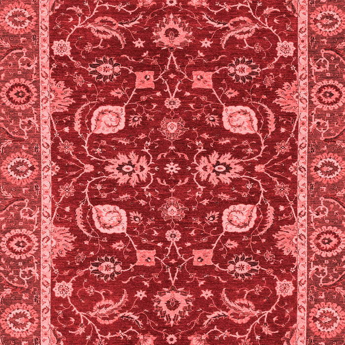 Machine Washable Oriental Red Modern Rug, wshabs2654red