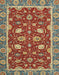 Abstract Copper Green Oriental Rug, abs2655