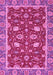 Machine Washable Oriental Pink Modern Rug, wshabs2655pnk