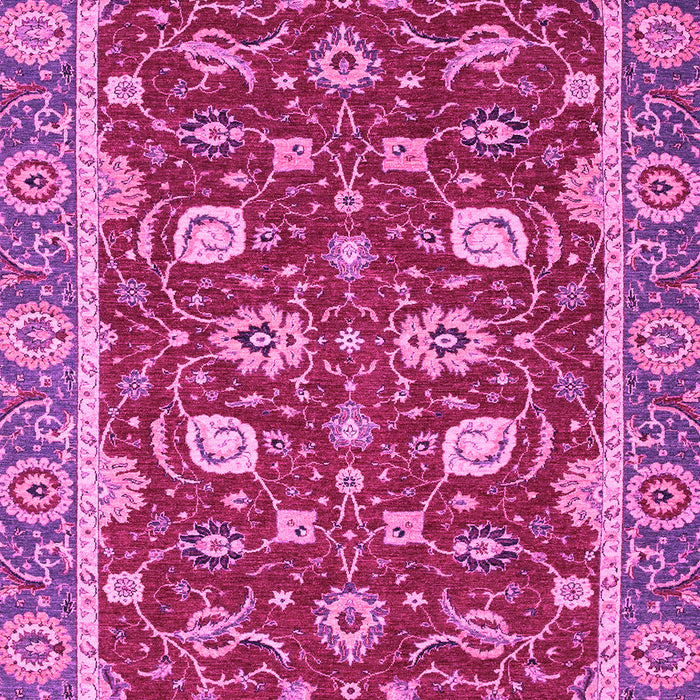Machine Washable Oriental Pink Modern Rug, wshabs2655pnk