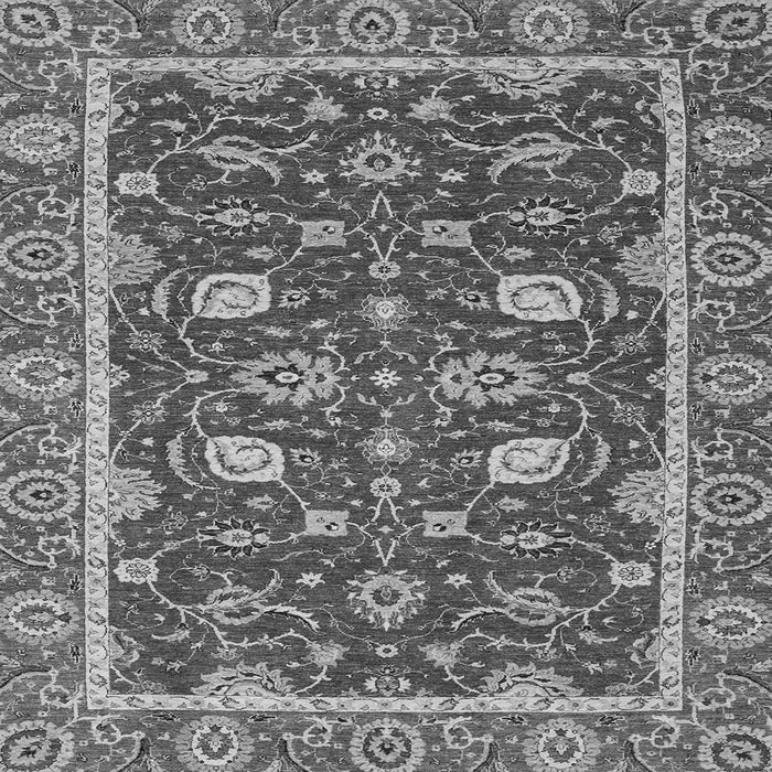 Square Oriental Gray Modern Rug, abs2655gry