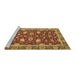 Sideview of Machine Washable Oriental Brown Modern Rug, wshabs2655brn