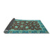 Sideview of Oriental Light Blue Modern Rug, abs2655lblu