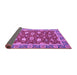 Sideview of Oriental Purple Modern Rug, abs2655pur