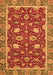 Machine Washable Oriental Orange Modern Area Rugs, wshabs2655org