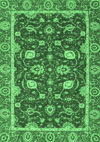 Oriental Emerald Green Modern Rug, abs2655emgrn