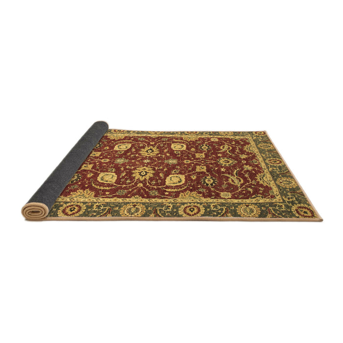 Sideview of Oriental Brown Modern Rug, abs2655brn