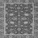 Square Machine Washable Oriental Gray Modern Rug, wshabs2655gry