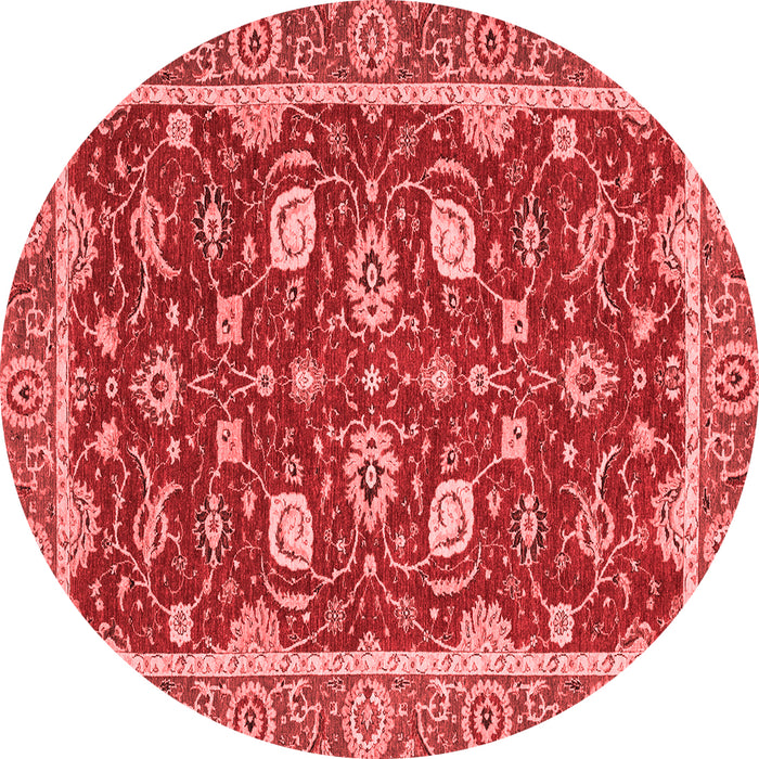 Machine Washable Oriental Red Modern Rug, wshabs2655red