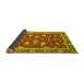 Sideview of Oriental Yellow Modern Rug, abs2655yw