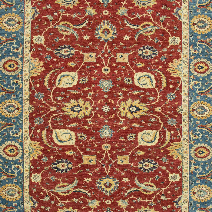 Machine Washable Abstract Brass Green Rug, wshabs2655