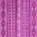 Square Oriental Pink Modern Rug, abs2656pnk