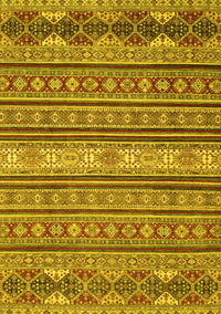 Oriental Yellow Modern Rug, abs2656yw