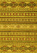 Oriental Yellow Modern Rug, abs2656yw