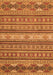 Machine Washable Oriental Orange Modern Area Rugs, wshabs2656org