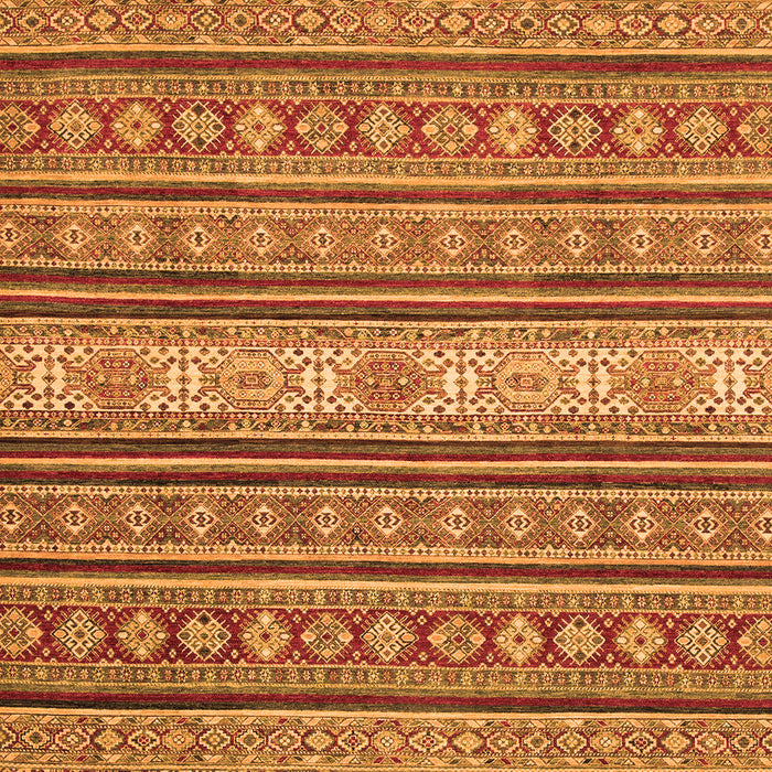 Machine Washable Oriental Orange Modern Area Rugs, wshabs2656org