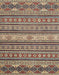 Abstract Chestnut Brown Oriental Rug, abs2656