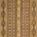 Square Oriental Brown Modern Rug, abs2656brn