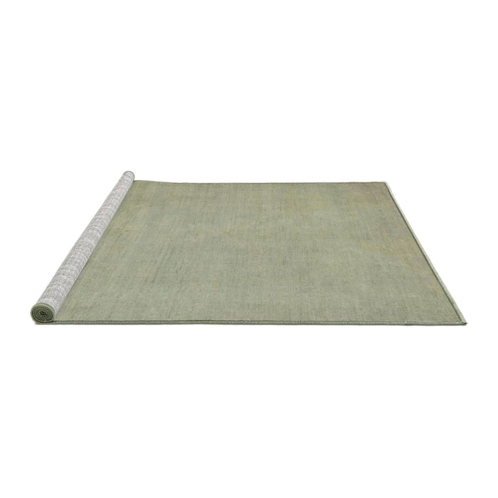 Sideview of Machine Washable Abstract Sand Brown Rug, wshabs2657
