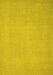 Machine Washable Oriental Yellow Modern Rug, wshabs2657yw