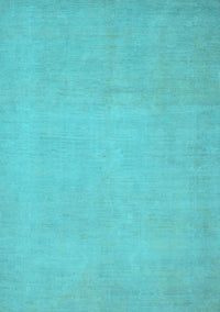 Oriental Light Blue Modern Rug, abs2657lblu