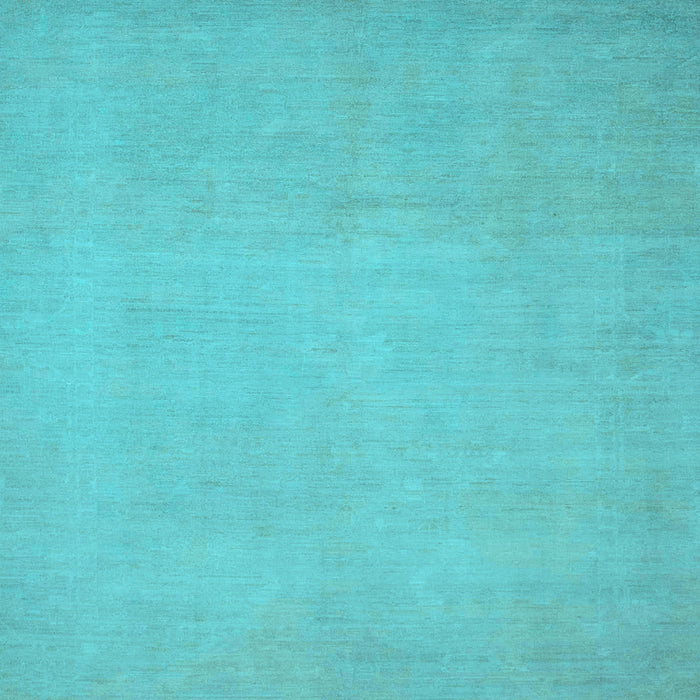 Square Oriental Light Blue Modern Rug, abs2657lblu