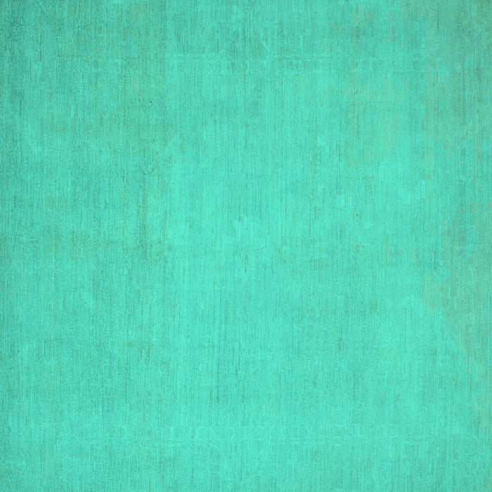 Square Oriental Turquoise Modern Rug, abs2657turq