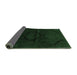 Sideview of Oriental Emerald Green Modern Rug, abs2658emgrn