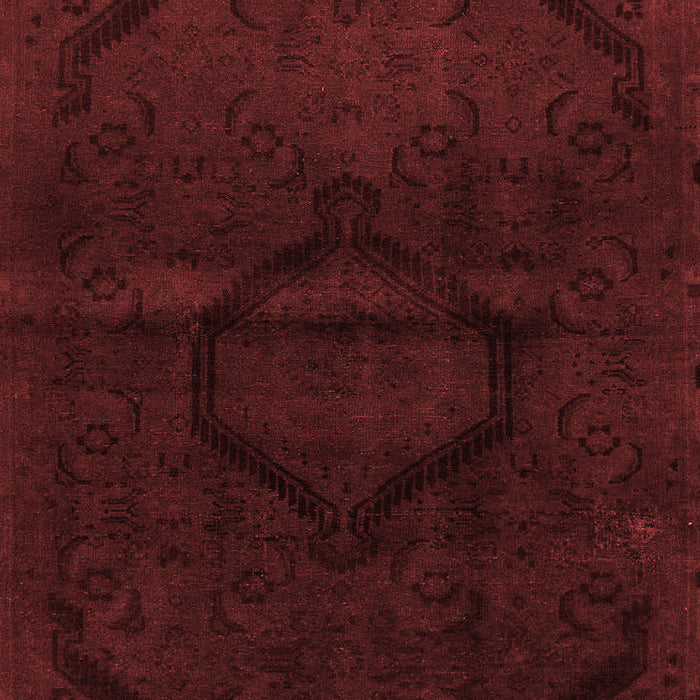 Machine Washable Oriental Red Modern Rug, wshabs2658red