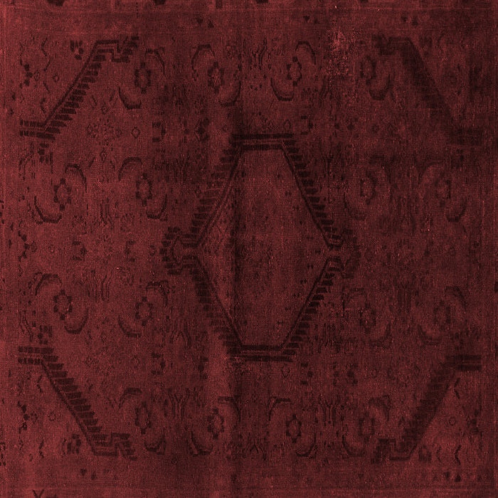 Machine Washable Oriental Red Modern Rug, wshabs2658red