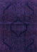 Machine Washable Oriental Purple Modern Area Rugs, wshabs2658pur