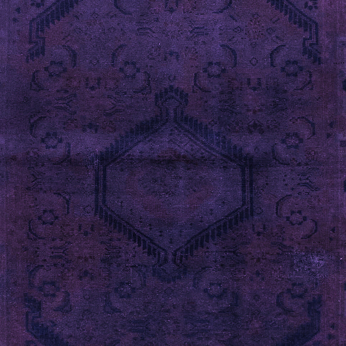 Machine Washable Oriental Purple Modern Area Rugs, wshabs2658pur