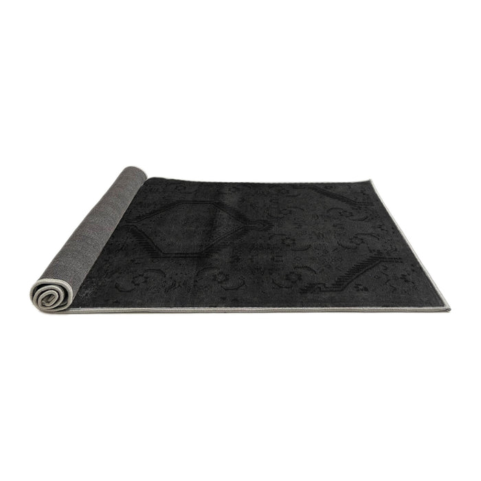 Sideview of Oriental Gray Modern Rug, abs2658gry