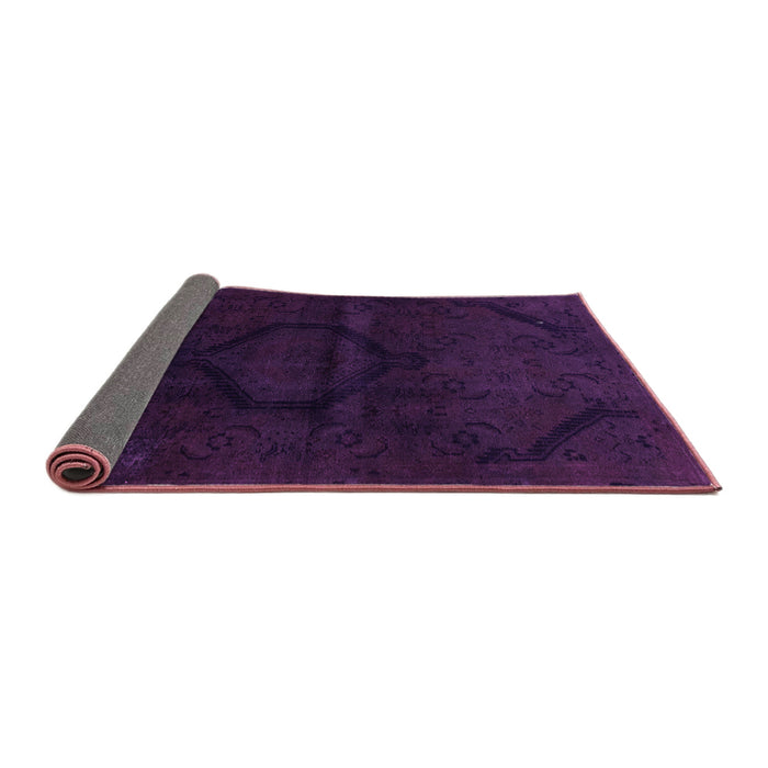 Sideview of Oriental Pink Modern Rug, abs2658pnk