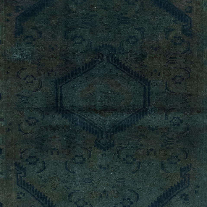 Machine Washable Abstract Dark Slate Gray Green Rug, wshabs2658